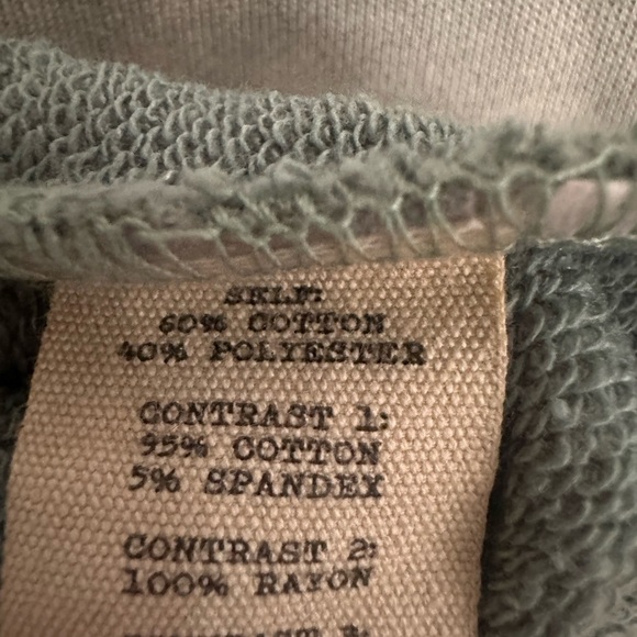 Gimmicks by BKE Green and Cream Crochet Sweatshirt - Picture 8 of 8